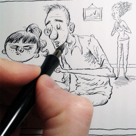 Finan Taite, Alliance Francaise comic book fest. What's on March HeadStuff.org