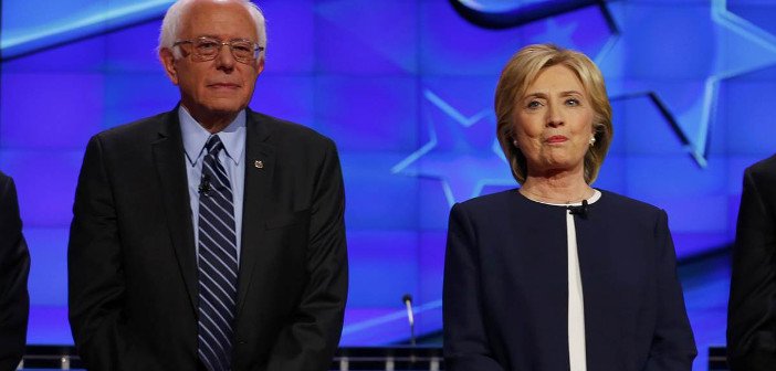 Sanders and Clinton - HeadStuff.org