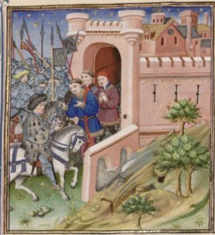 John of Montfort entering Nantes - headstuff.org
