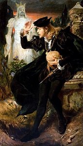 Hamlet and the ghost, by Pedro Americo - headstuff.org