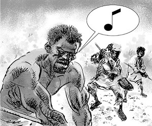 Nat Turner working in the fields - headstuff.org