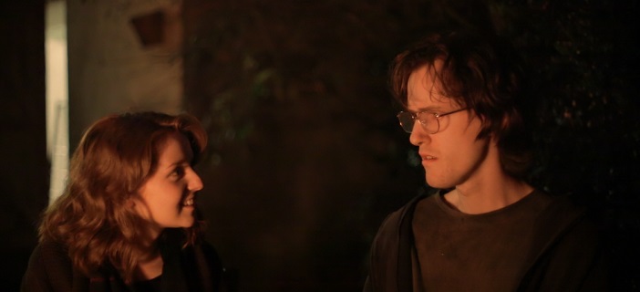 Iseult Casey and Séamus Hanly in a scene from The Middle Finger