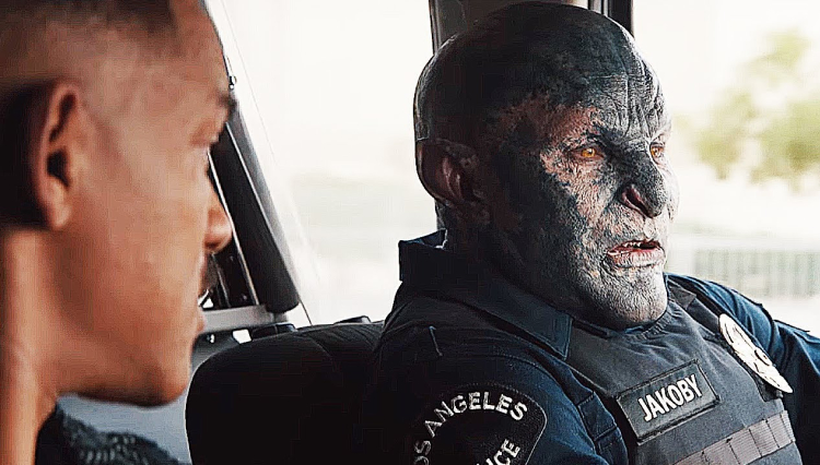 Smith and Edgerton in Bright. - HeadStuff.org