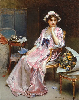 “The Reluctant Mistress”, by Raimundo de Madrazo y Garreta - headstuff.org