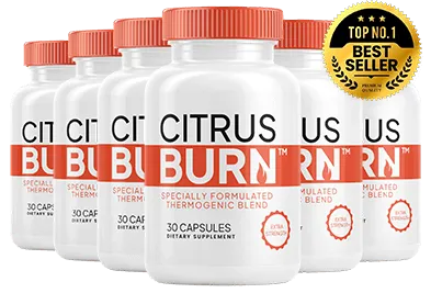 CitrusBurn Citrus-Based Fat Burner Supplement Bottles