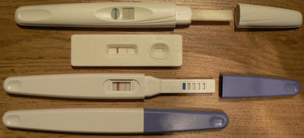 My home pregnancy test showed a faint.