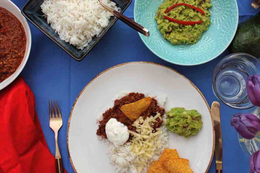 chilli con carne vegetarian recipe