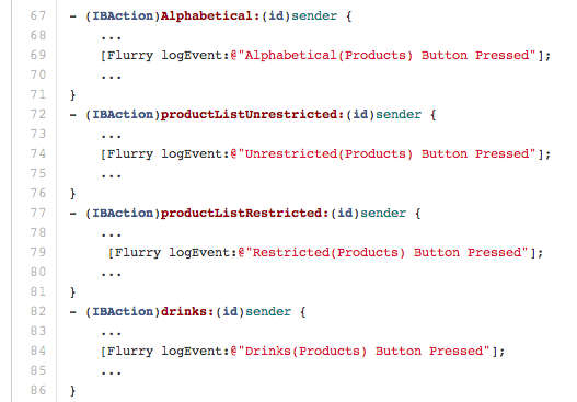 A search for analytics logging