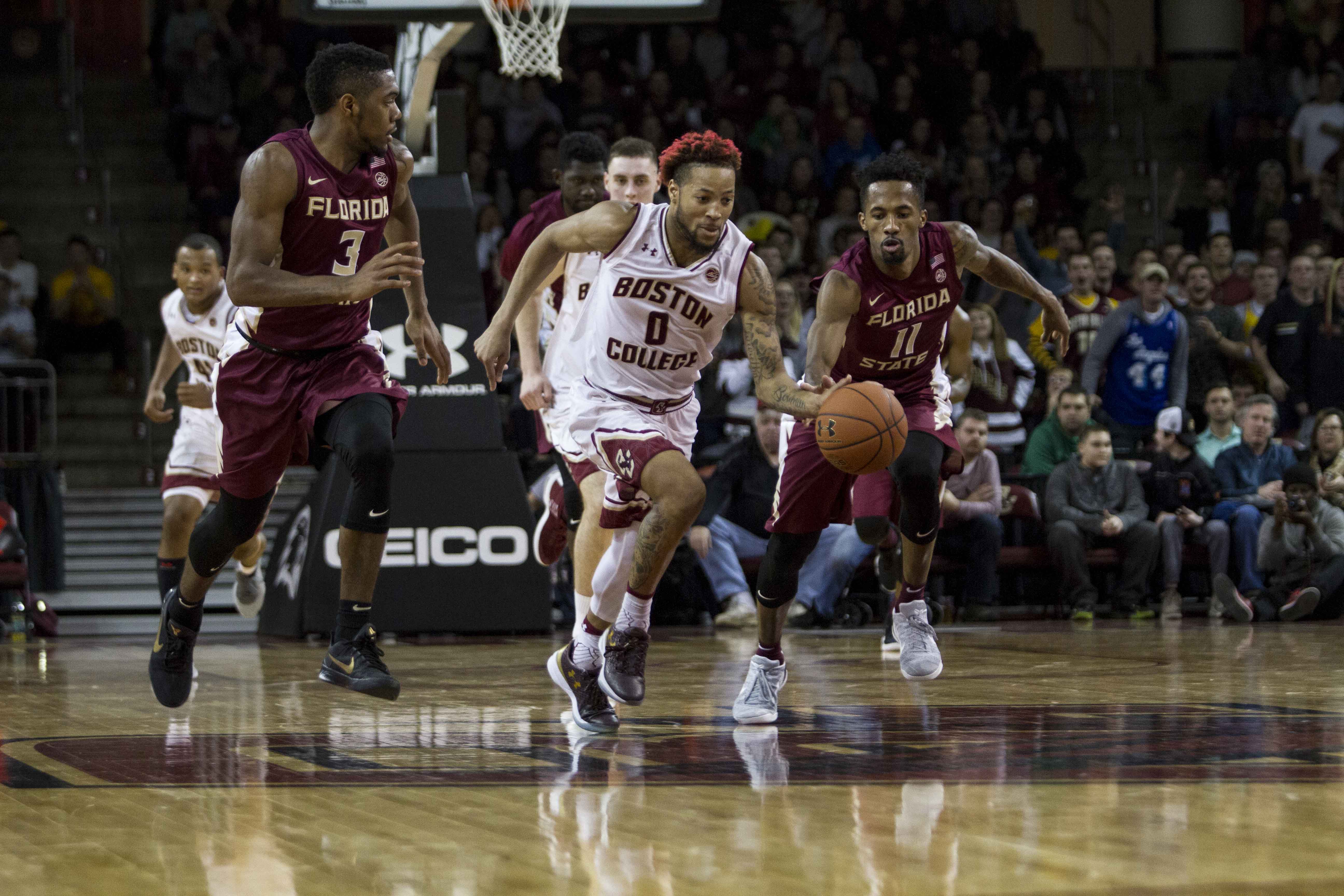 Boston College Men's Basketball Outlasts FSU The Heights