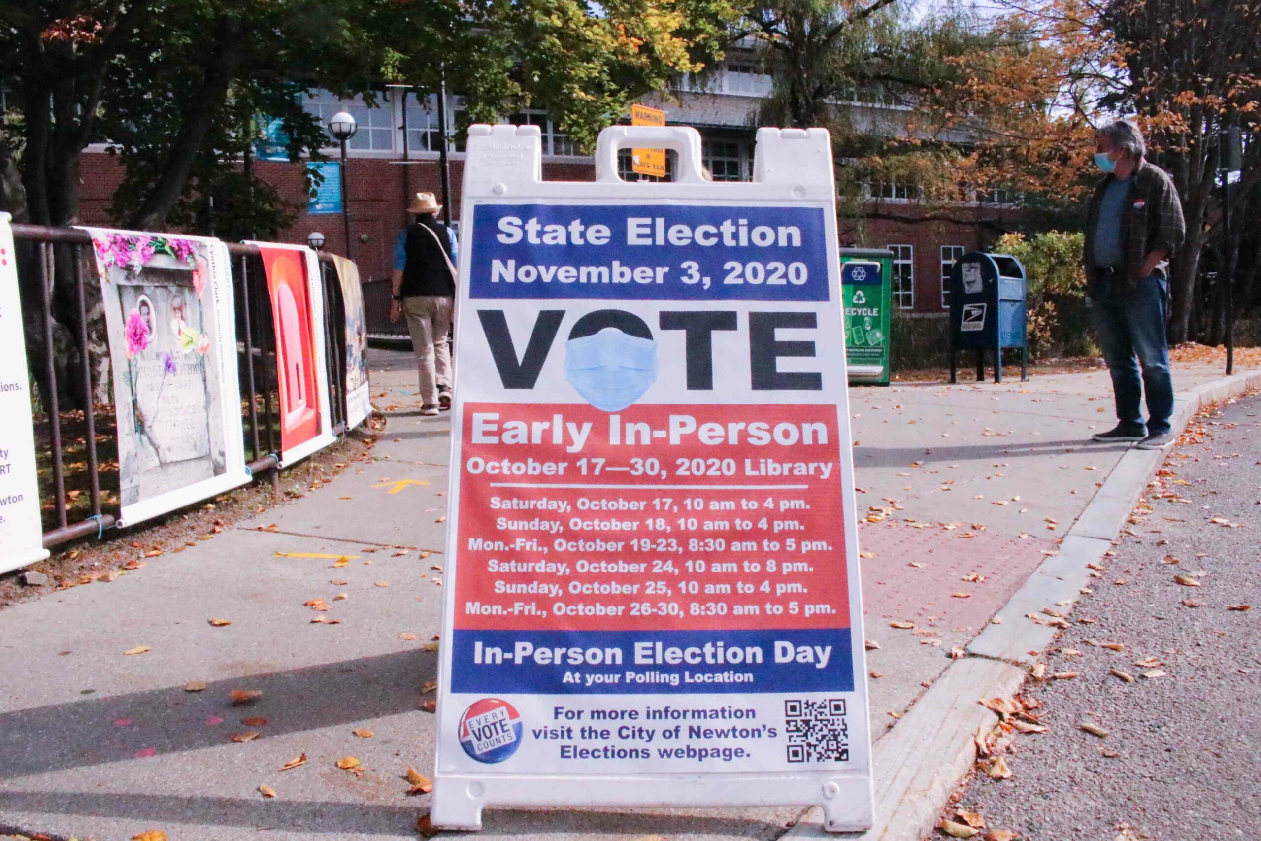 Early InPerson Voting Held at Newton Free Library The Heights
