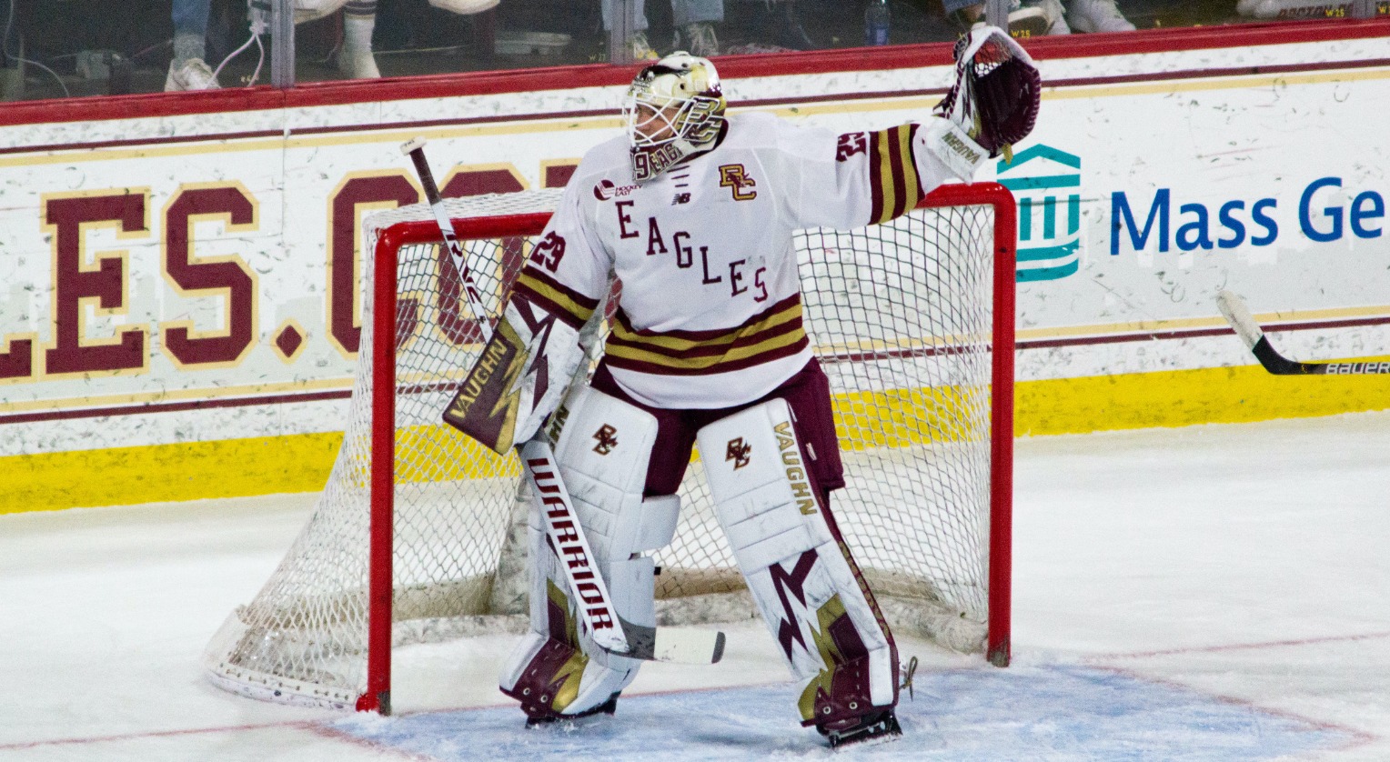 BC Defeats New Hampshire in Opening Round of Hockey East Tournament