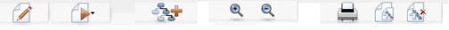 Flowchart tab icons for View mode