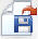 Page with diskette and red arrow image