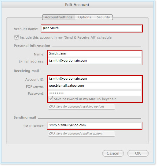 setting up business email in microsoft entourage 2001 and higher microsoft entourage