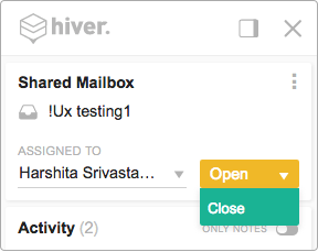 Close Email in a Shared Mailbox Close Email in a Shared Mailbox