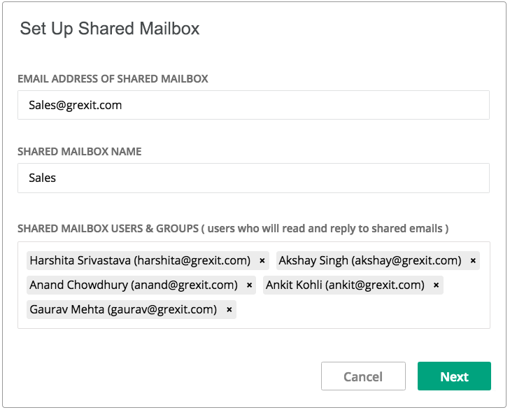 Set Up Shared Mailbox Set Up Shared Mailbox
