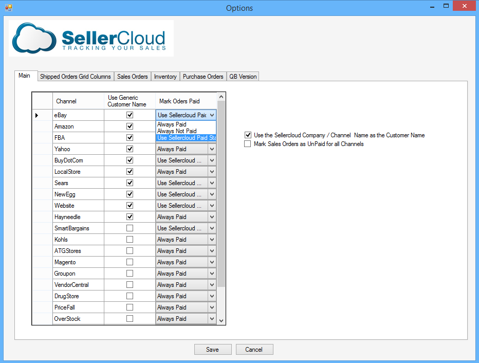 SellerCloud Help Configuring QuickBridge Overview