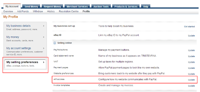 PayPal Import
