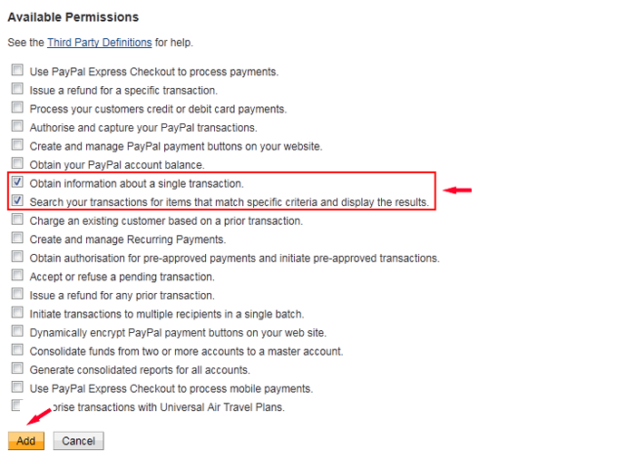 PayPal Import