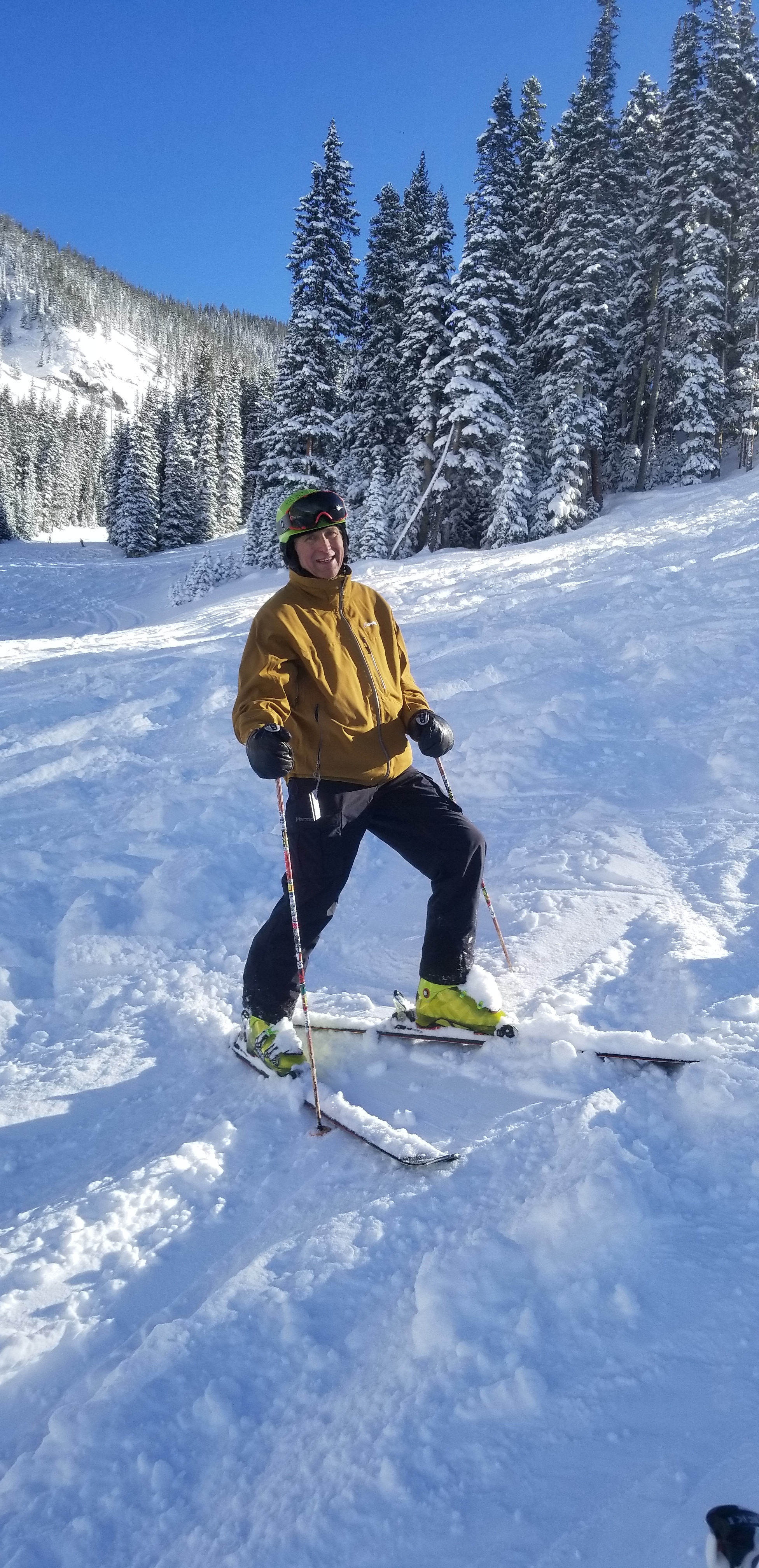 first day back on the slopes