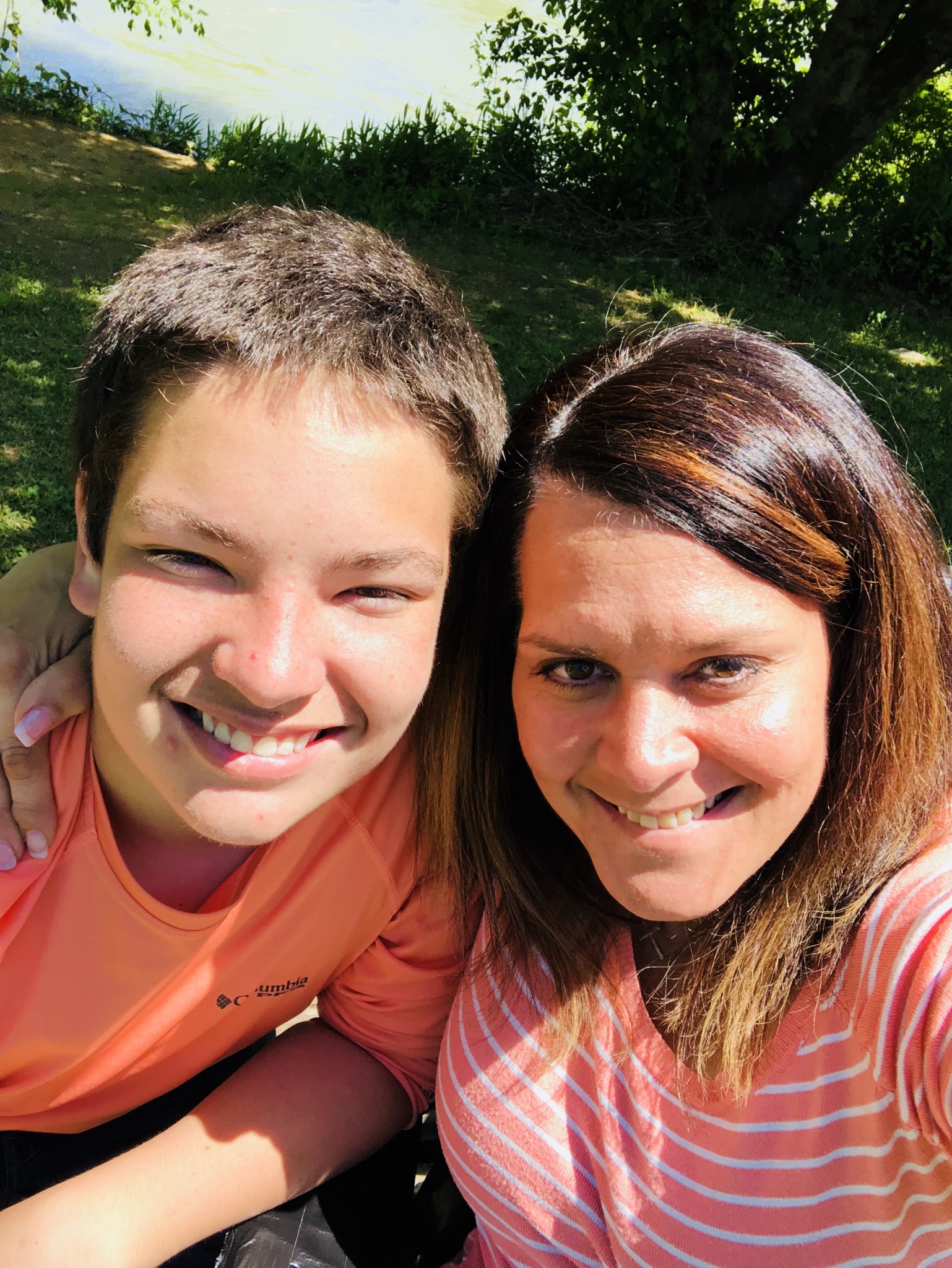 Danielle and her son Trey