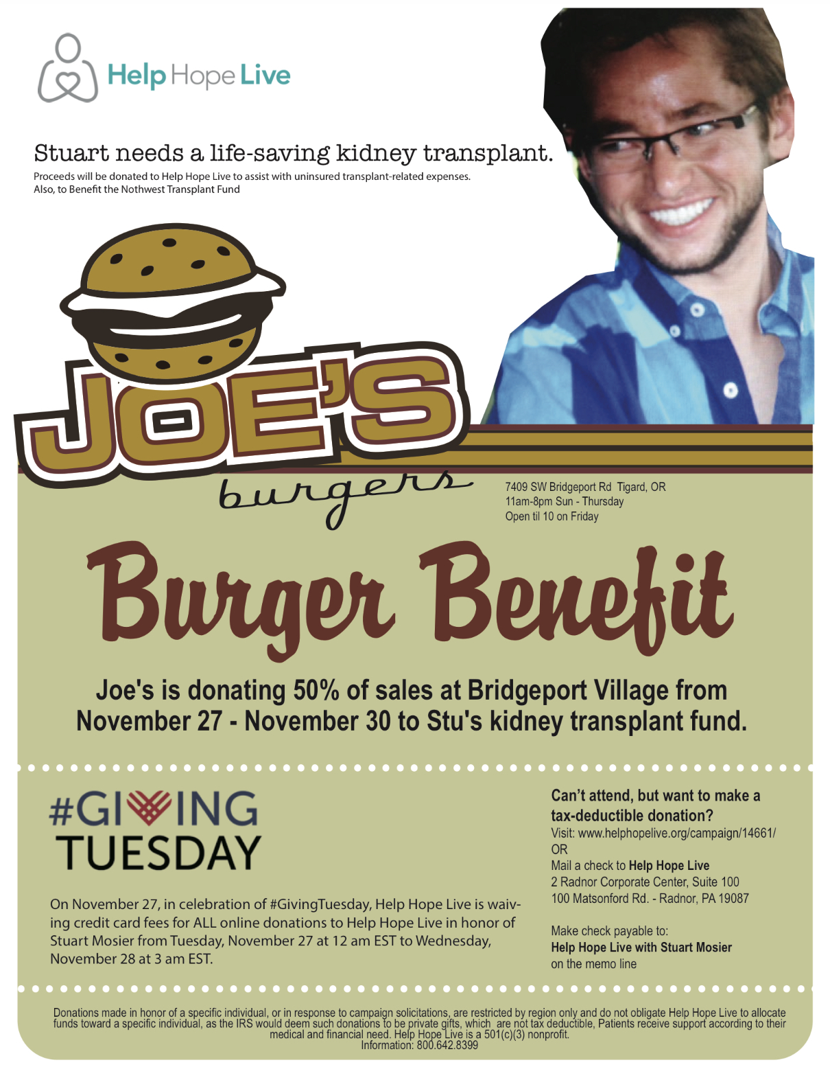 FUNDRAISER 11/27-11/30!