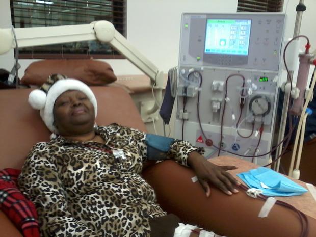 Frances at treatment