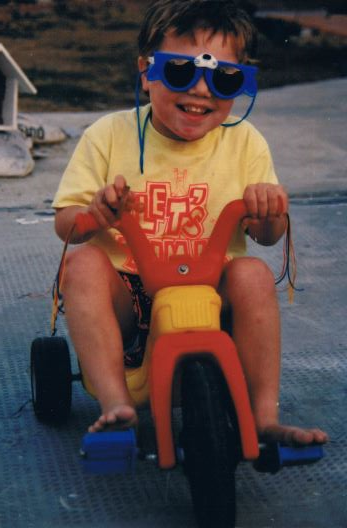 Dave on his Big Wheel