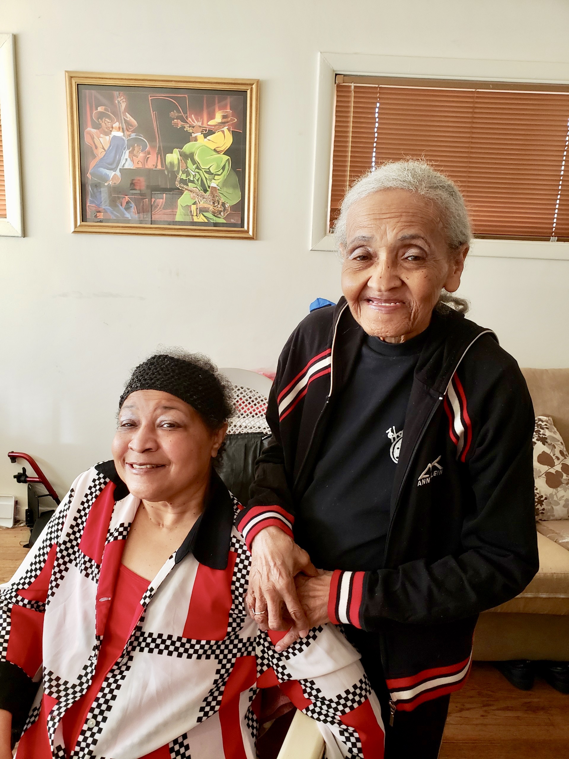 Diane and her mother 2019