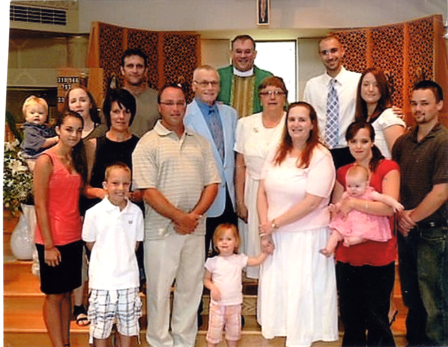 Ed with his whole family