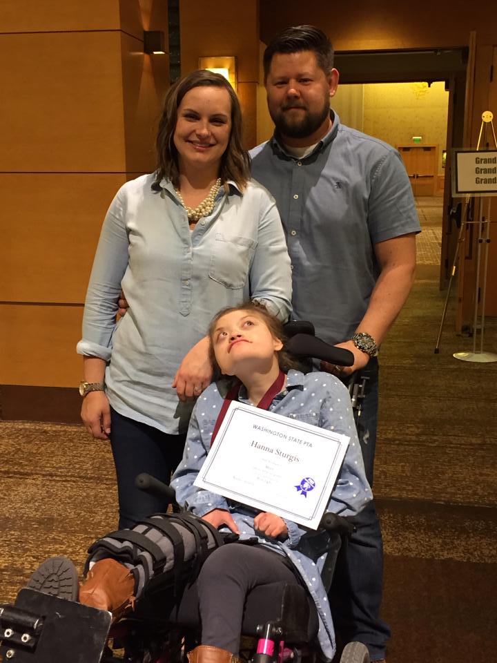 Hanna with Mom & Dad