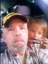 With granddaughter Jolene