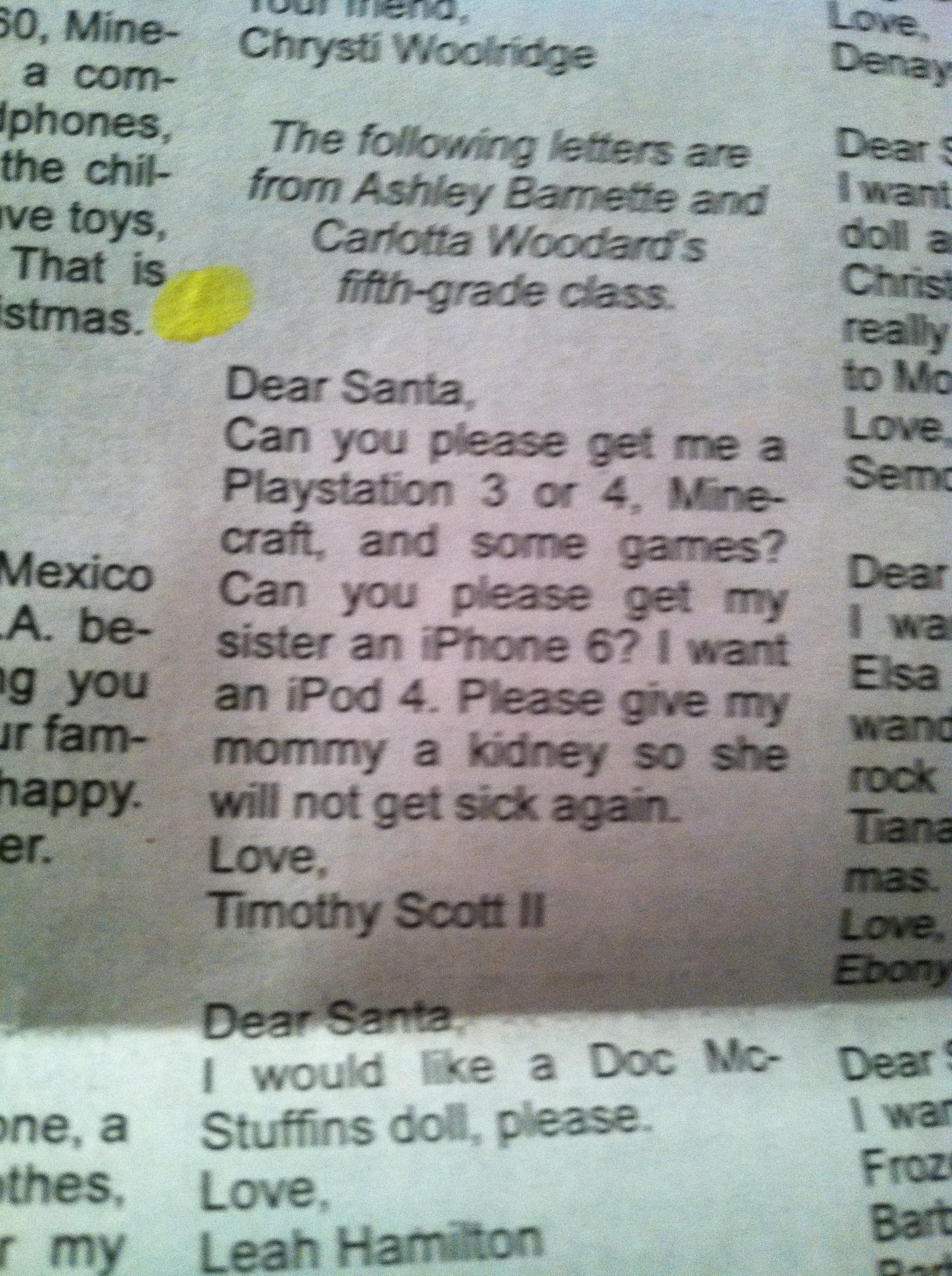 At Duke University Hospital, just found out kidneys were failing :(