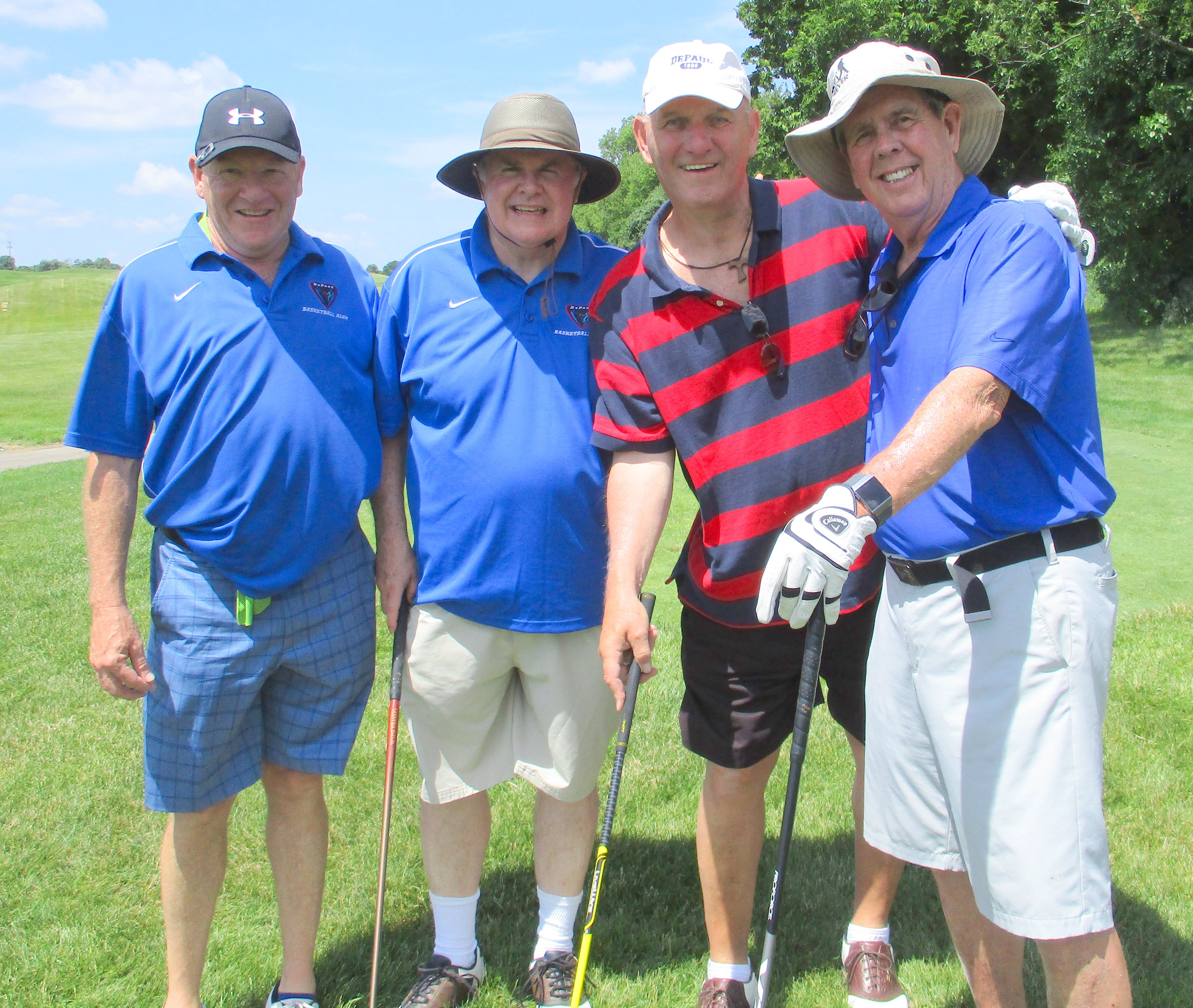 2018 Golf Outing on course