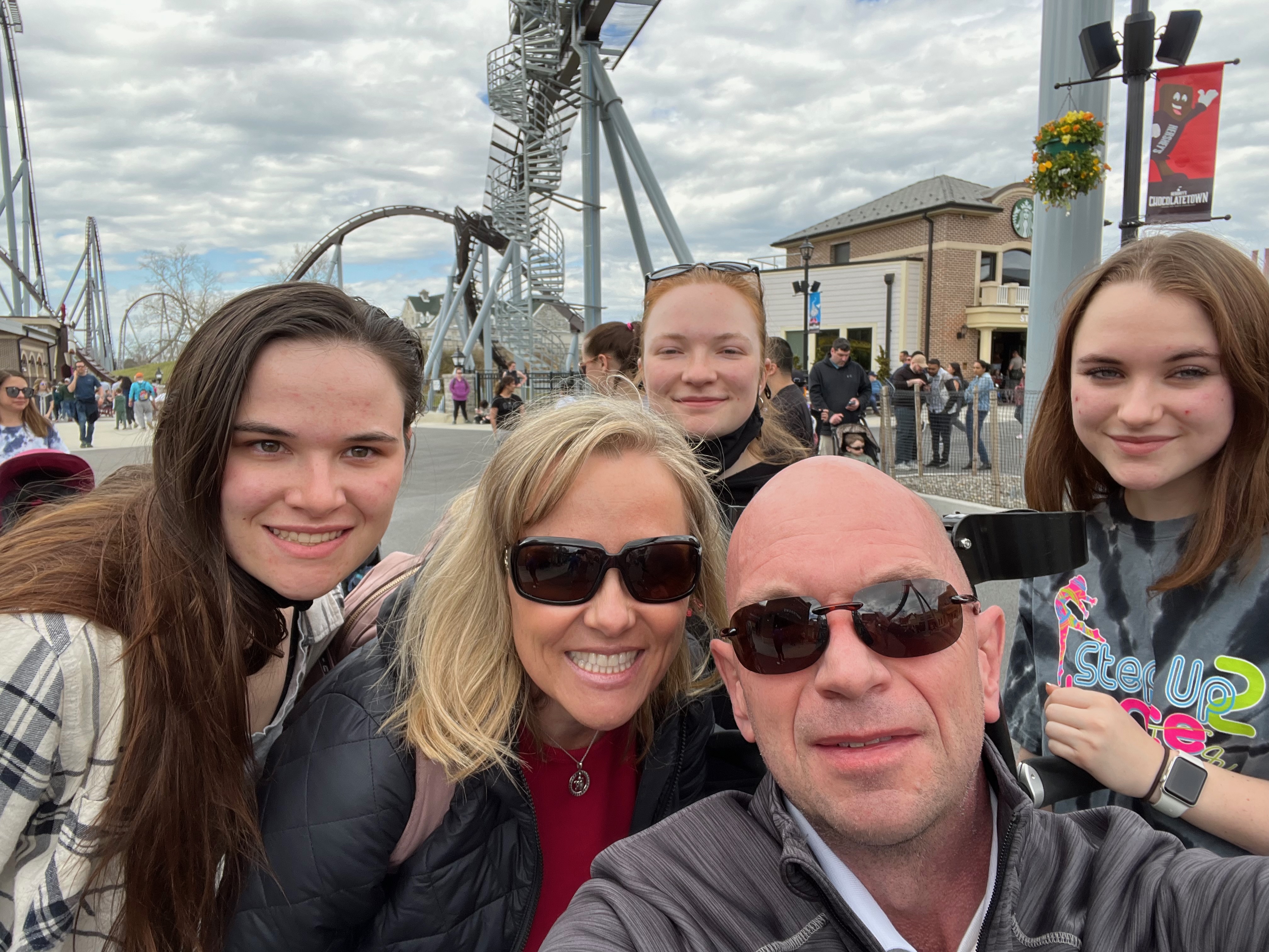 My Family and I at Hershey Park