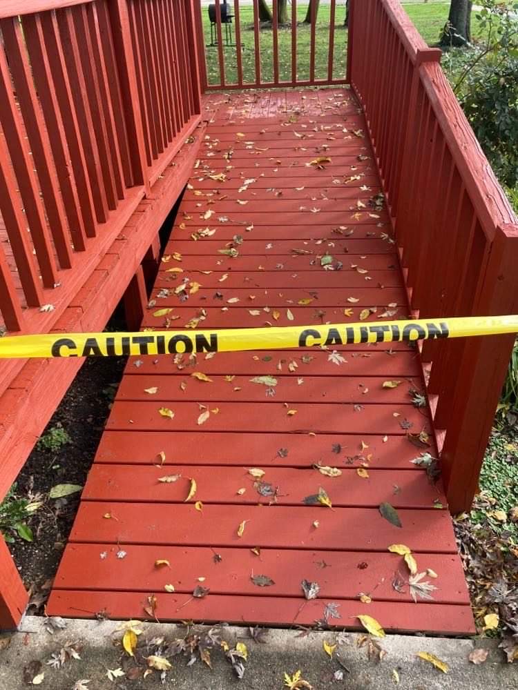 Ramp sealing and stairs project finished