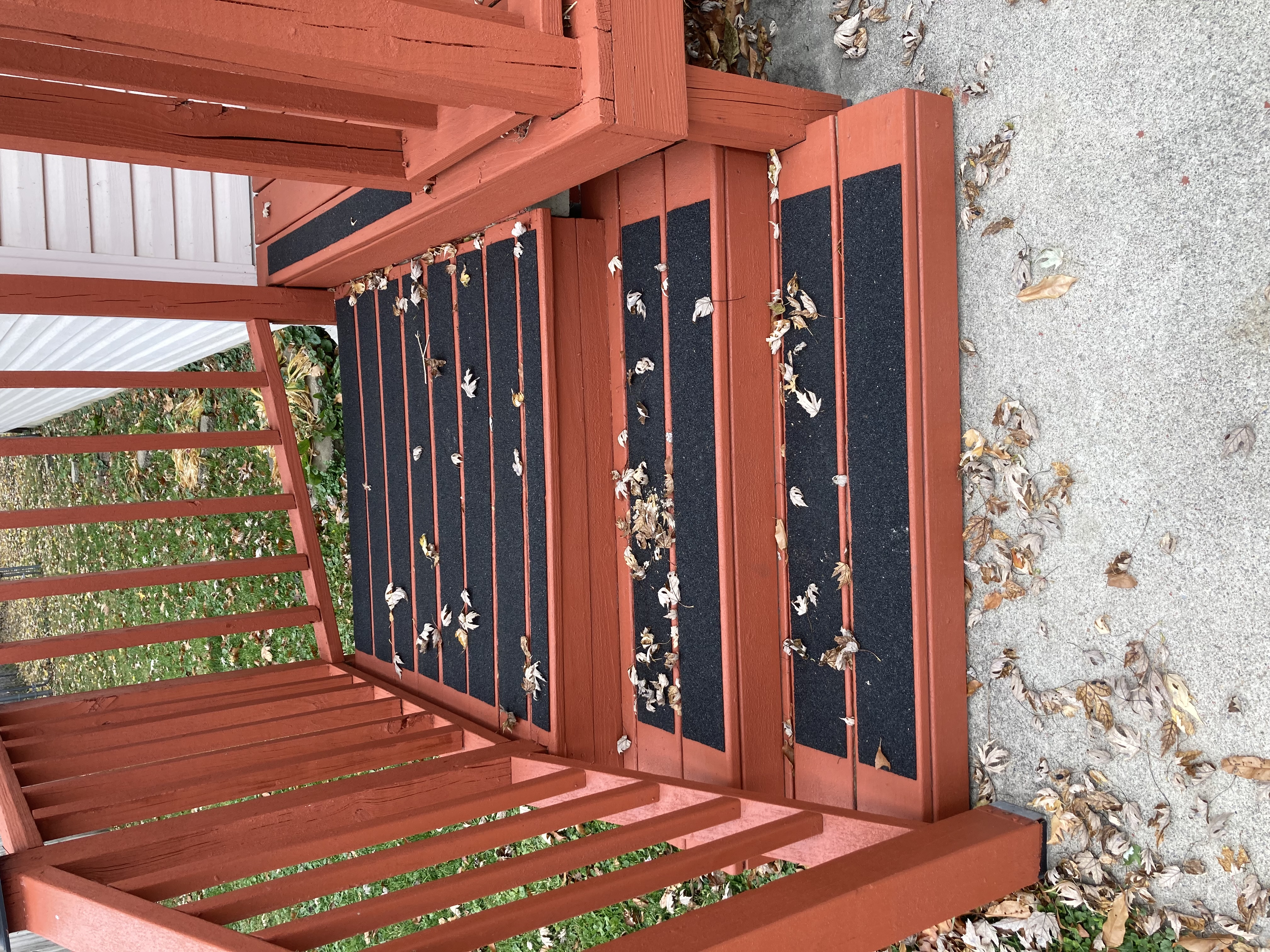 2022 deck sealing and stairs tread