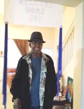 Joe's first day home!