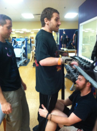 Justin upright at Journey Forward