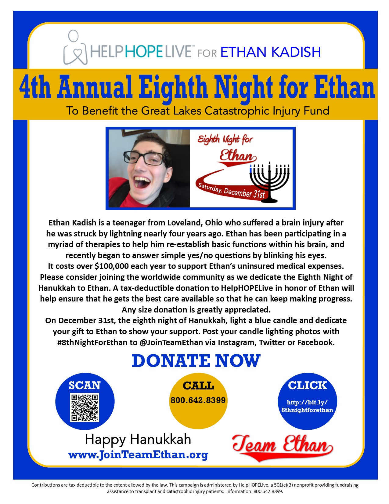 4th Annual #8thNightForEthan