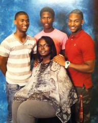 Latosha with her sons