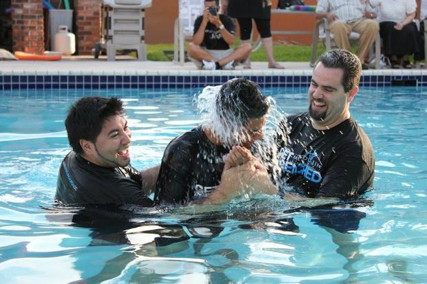 Andrew's Water Baptism