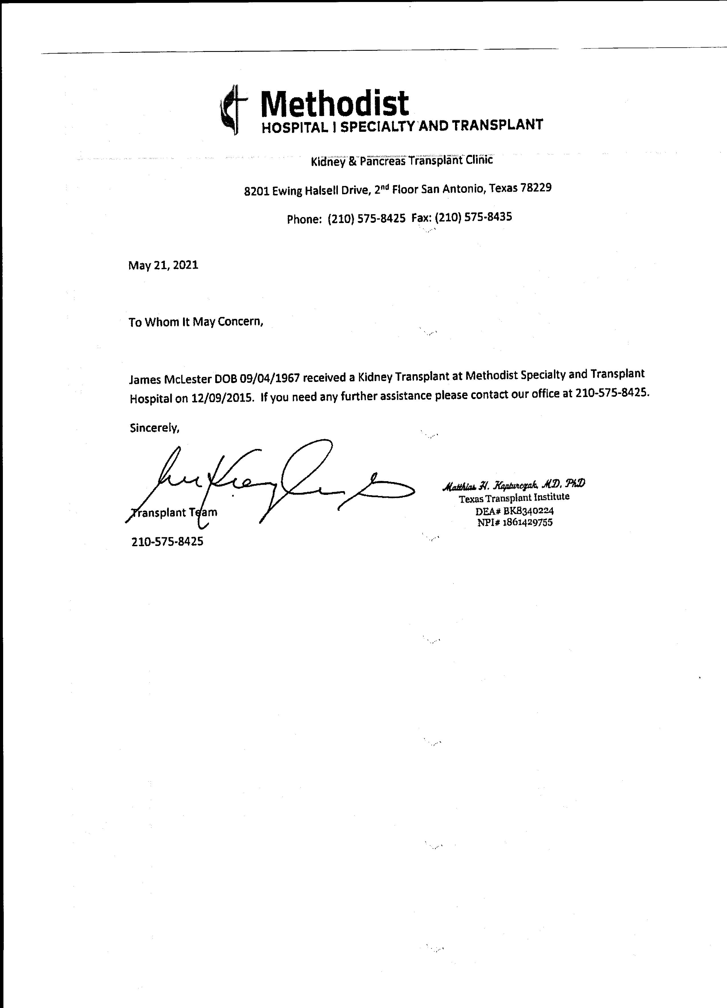 The Real Cost of Health Post Transplant 2015-2023 