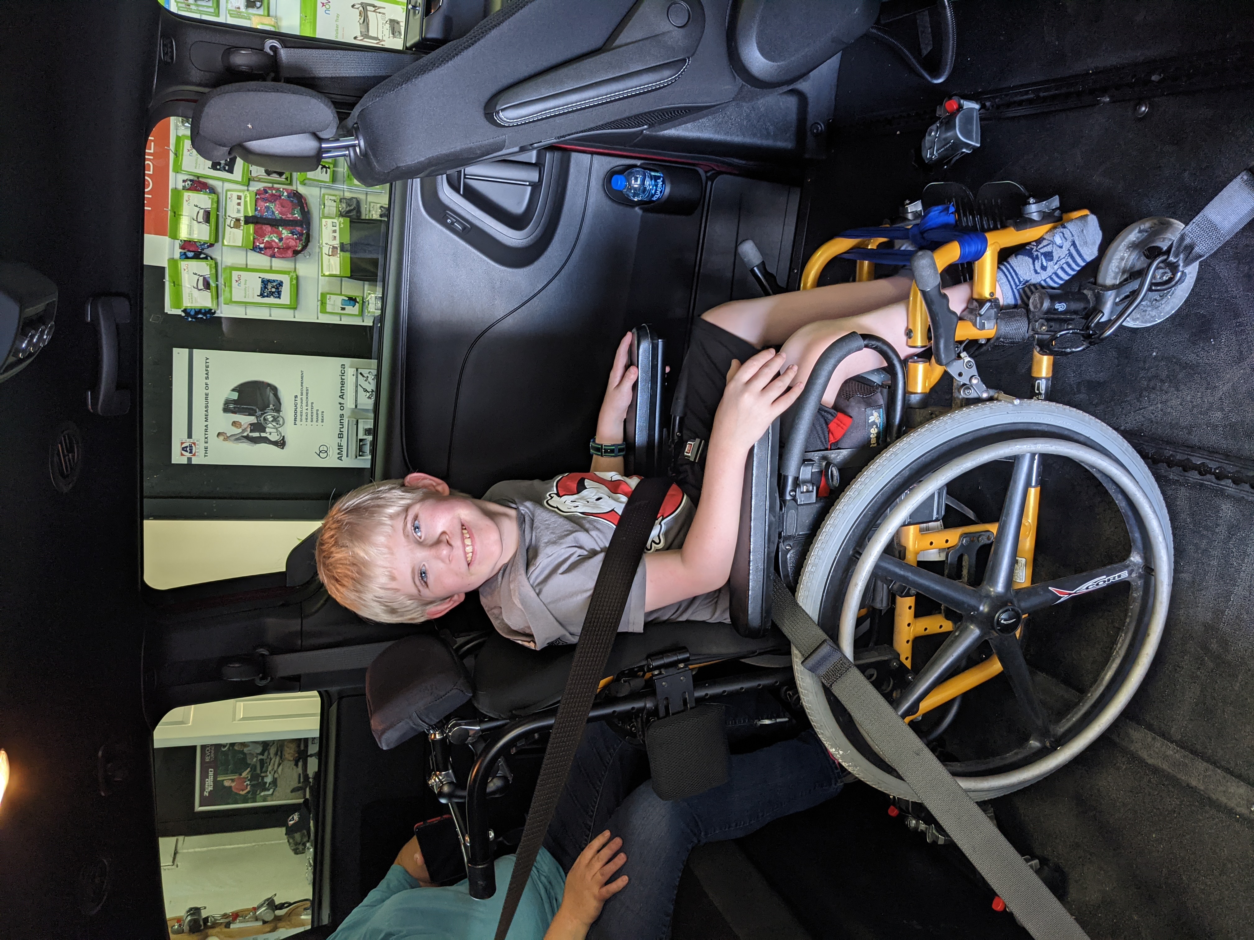 Patrick in a Wheelchair Van