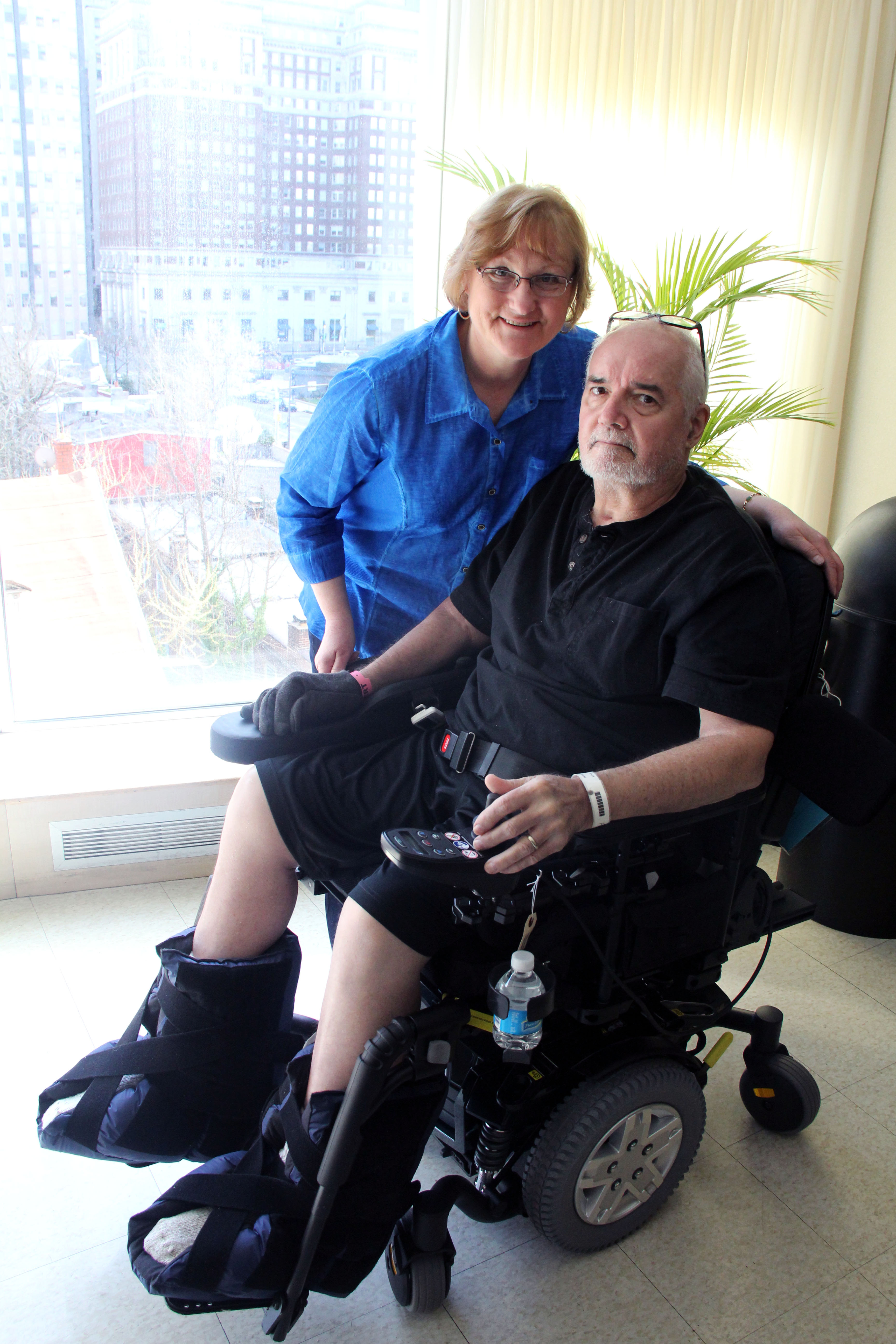 Tom at the Inpatient Rehab Center