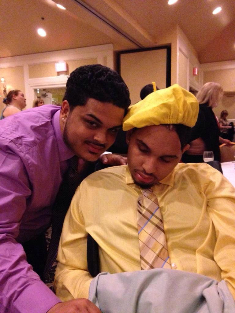 Damon ,and brother at prom