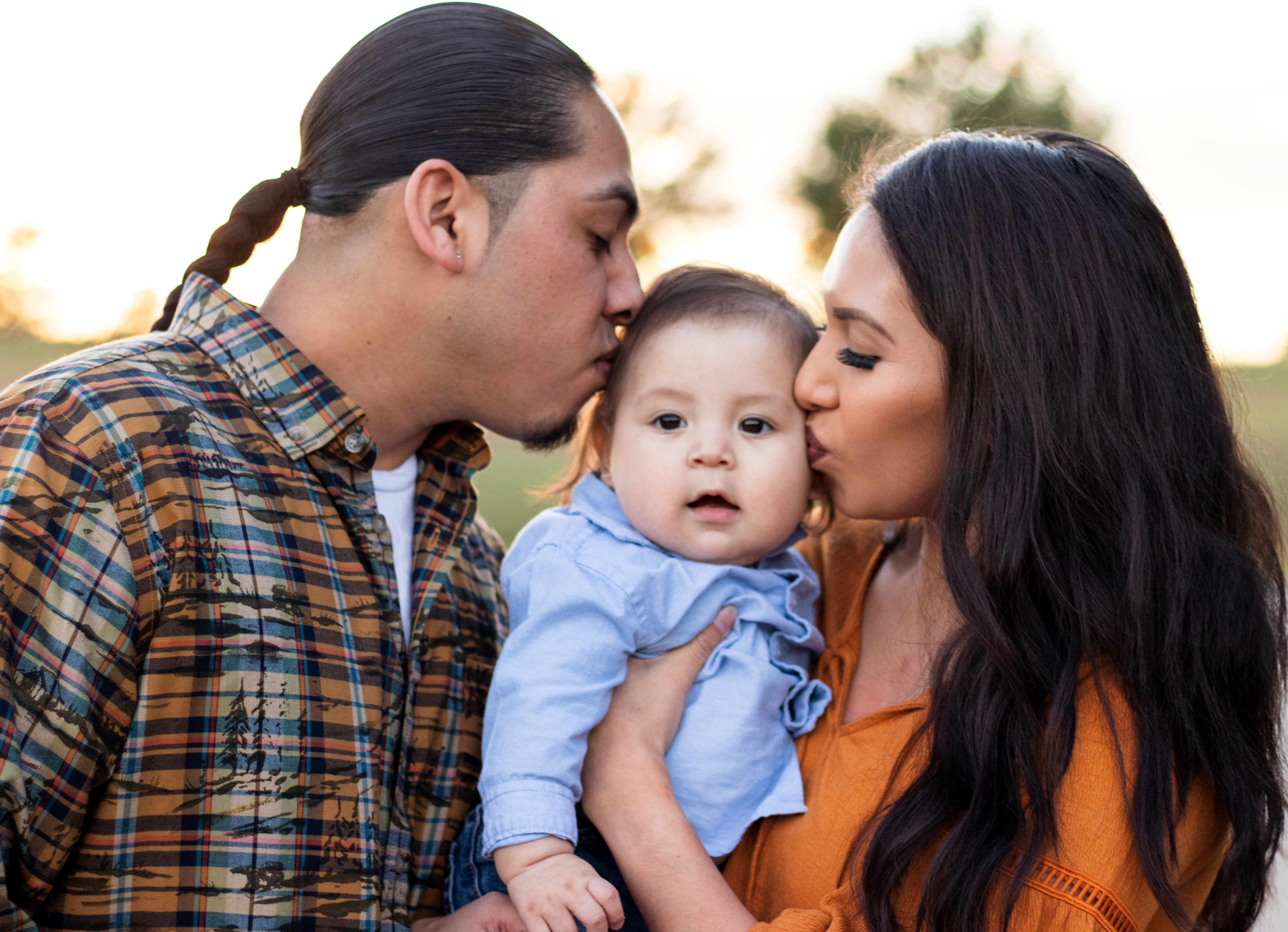 Quinn with Mom & Dad