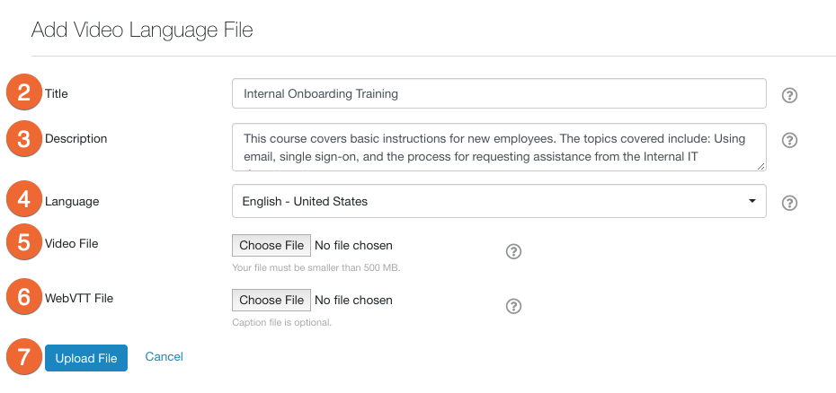 Upload Custom Training Content – Knowledge Base
