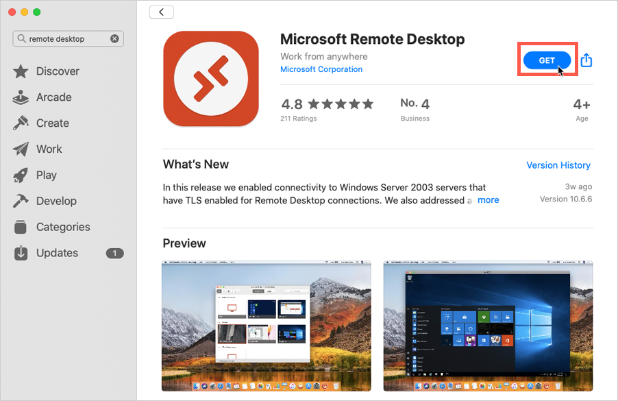 remote desktop connection windows for mac