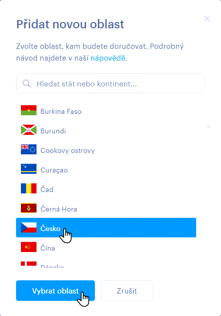 Vybrat Česko nebo Slovensko